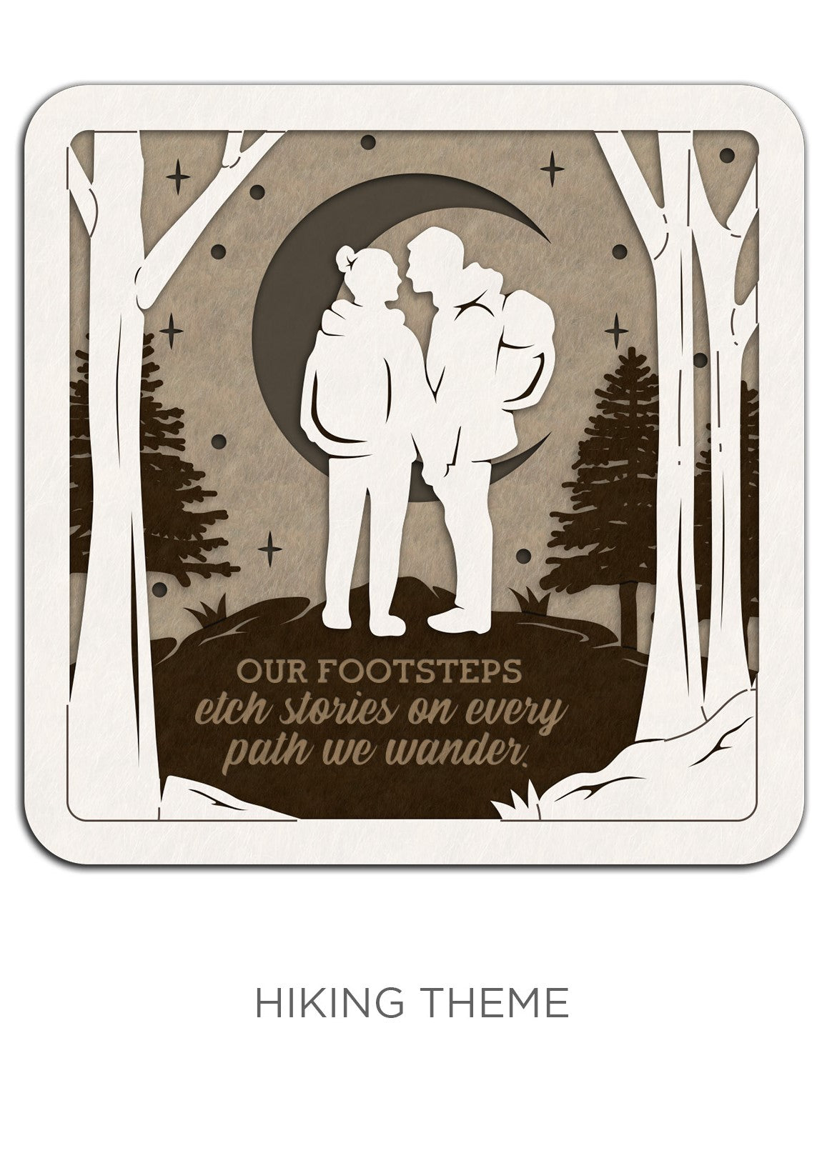 Endless Love Layered Wood Art β Personalized Gift