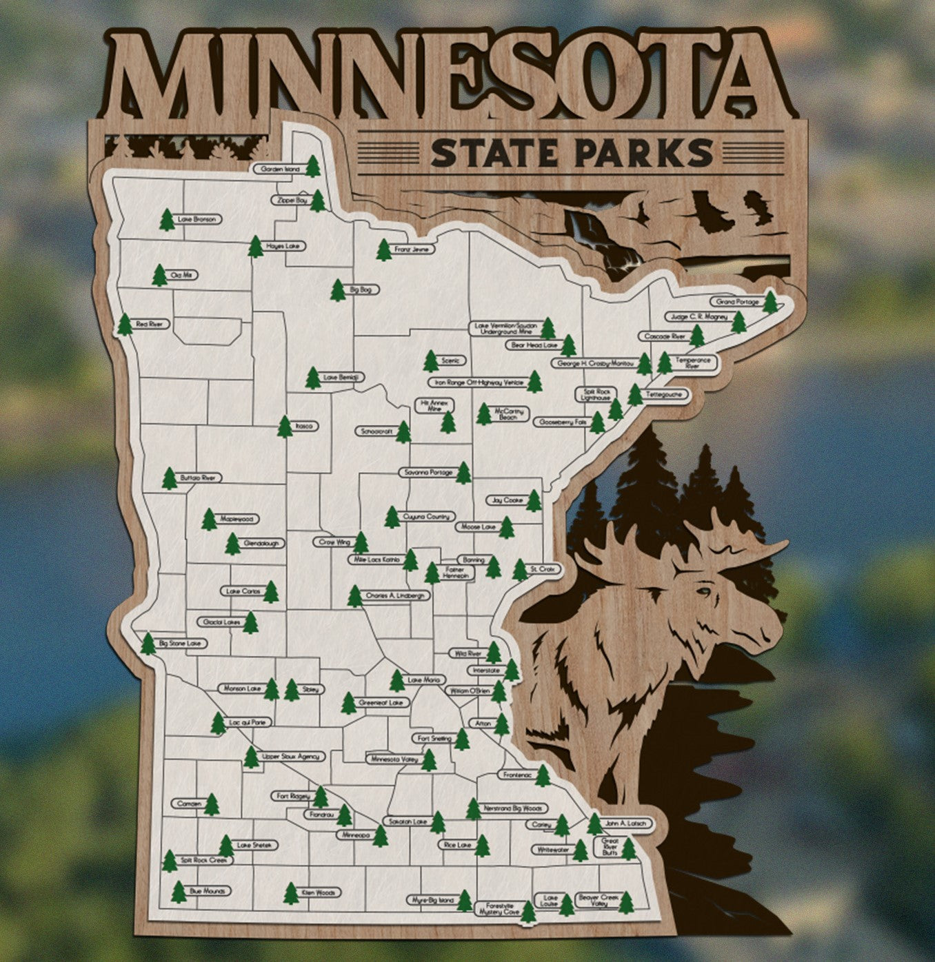 Minnesota State Park Map