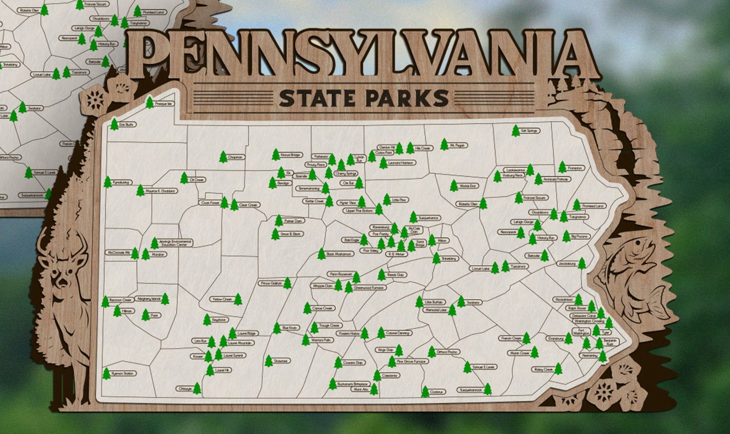 Pennsylvania State Park Map