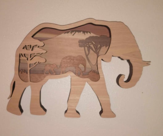 Multi Layered Elephant
