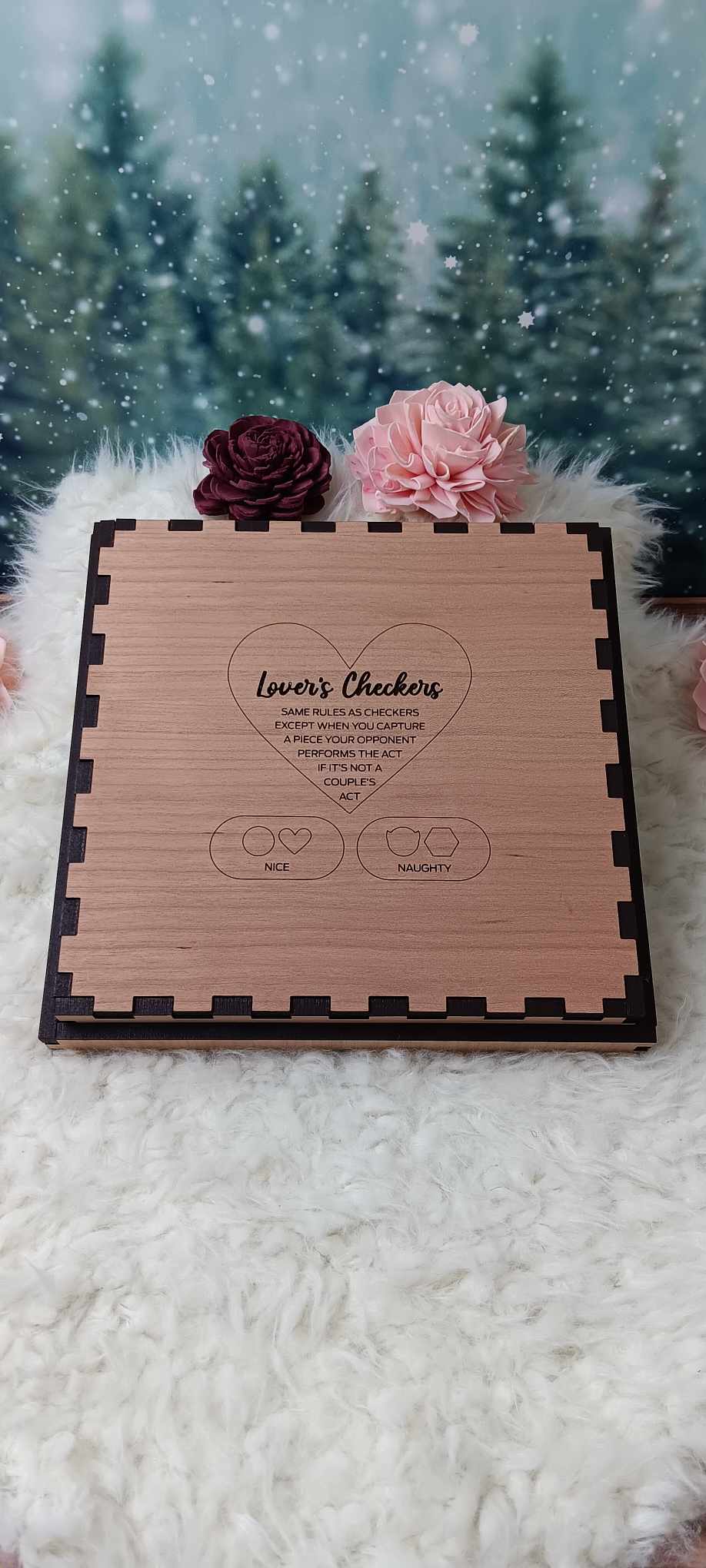 Lover's Checkers Game