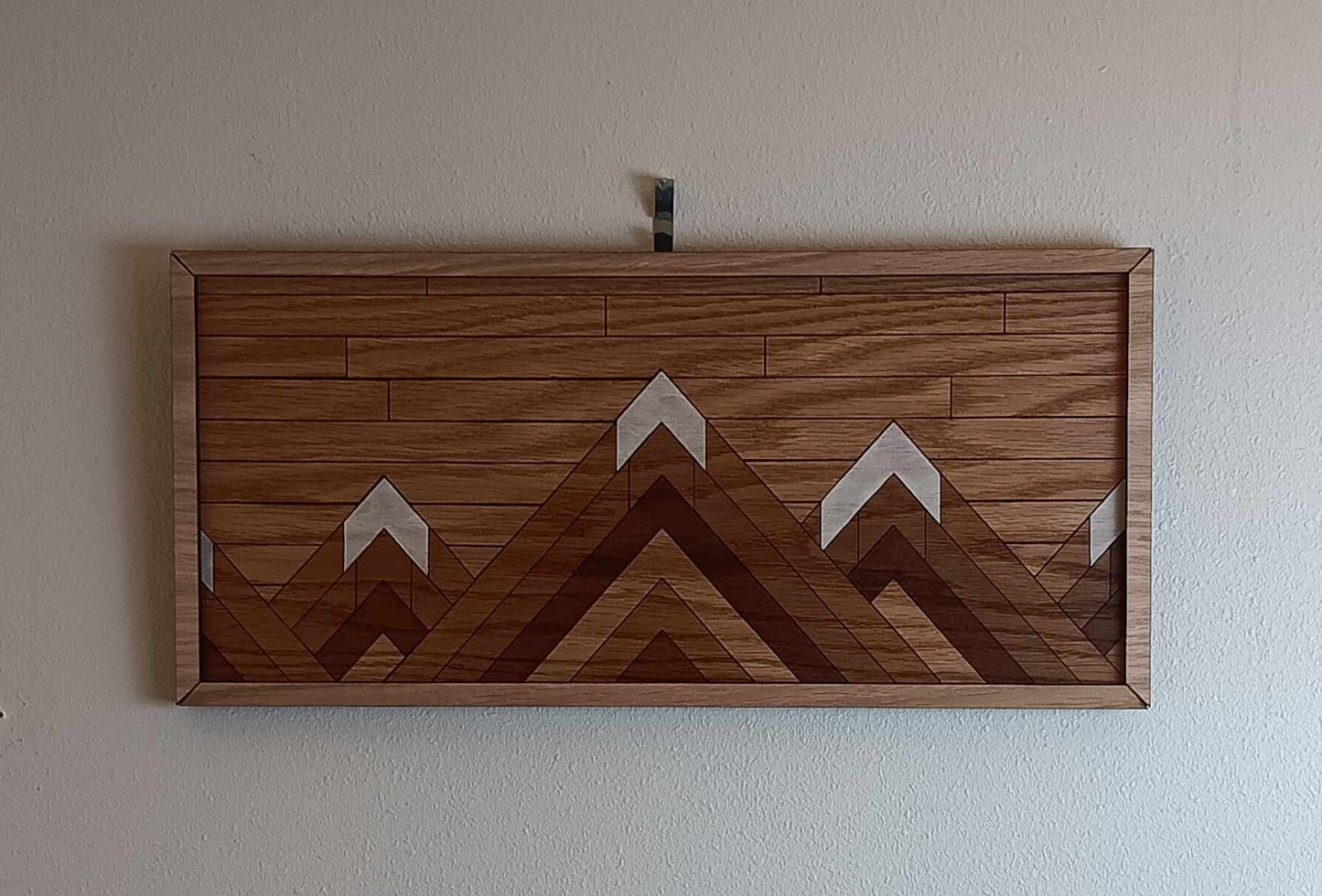 Geometric Mountain Wall Art