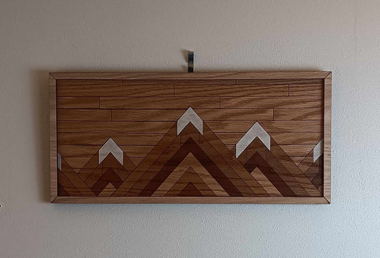Geometric Mountain Wall Art