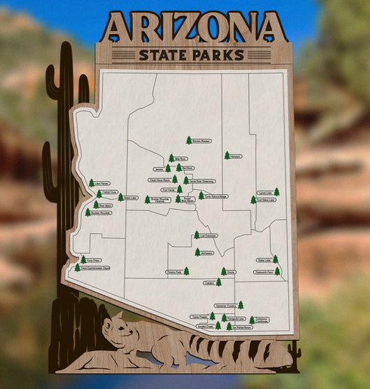 Arizona State Park Map