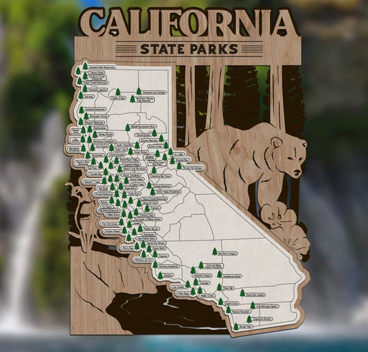 California State Park Map
