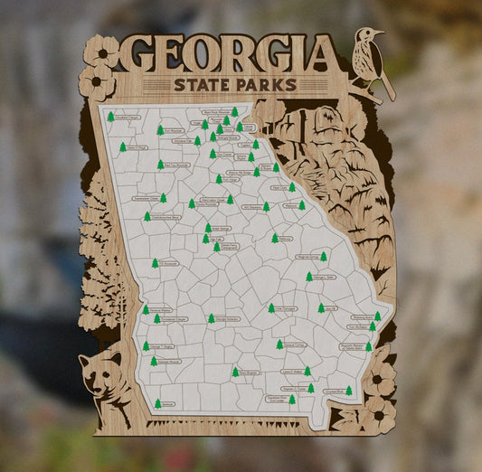 Georgia State Park Map