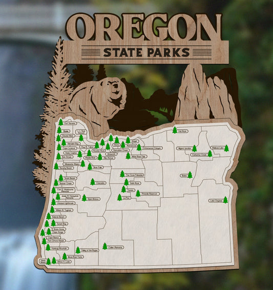 Oregan State Park Map