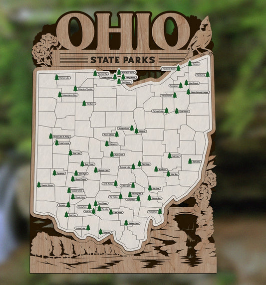 Ohio State Park Map