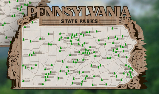 Pennsylvania State Park Map