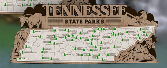 Tennessee State Park Map