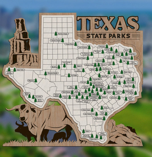Texas State Park Map