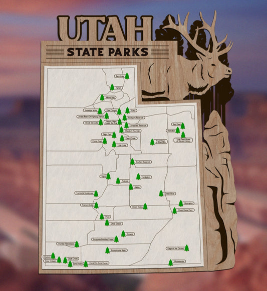 Utah State Park Map
