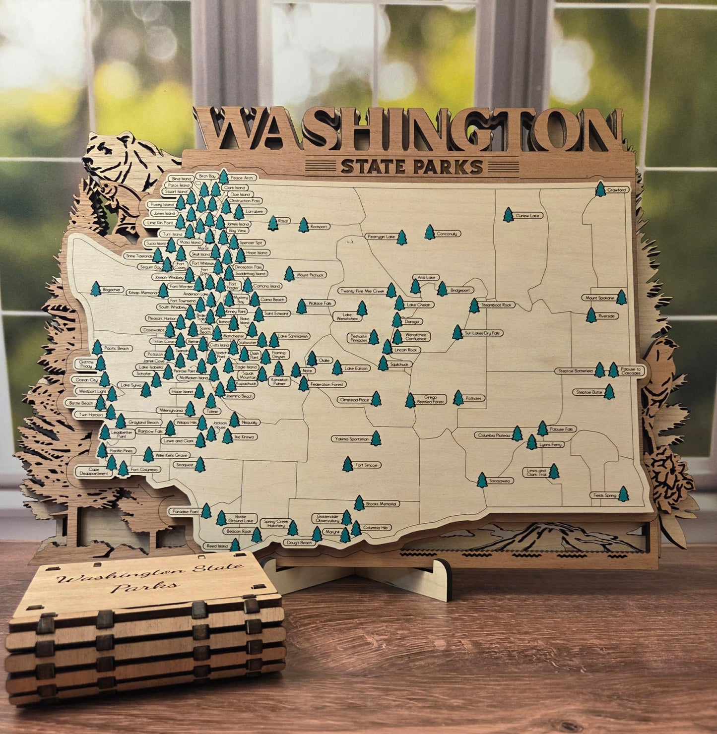 Washington State Park Map