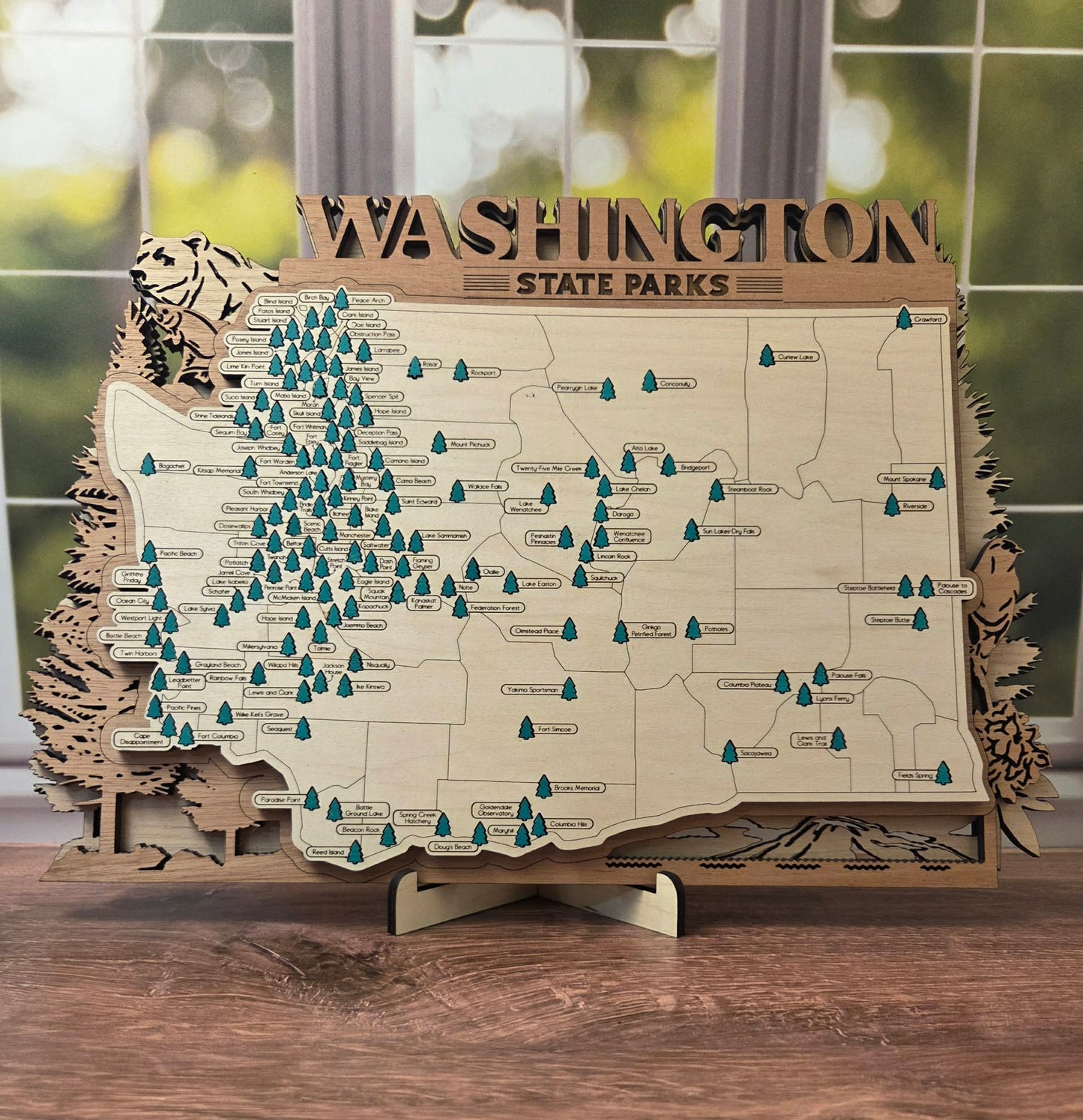 Washington State Park Map