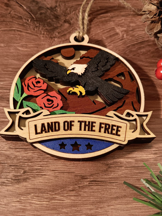 Land of the Free Ornament