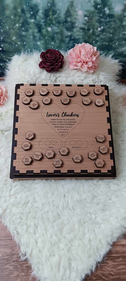 Lover's Checkers Game