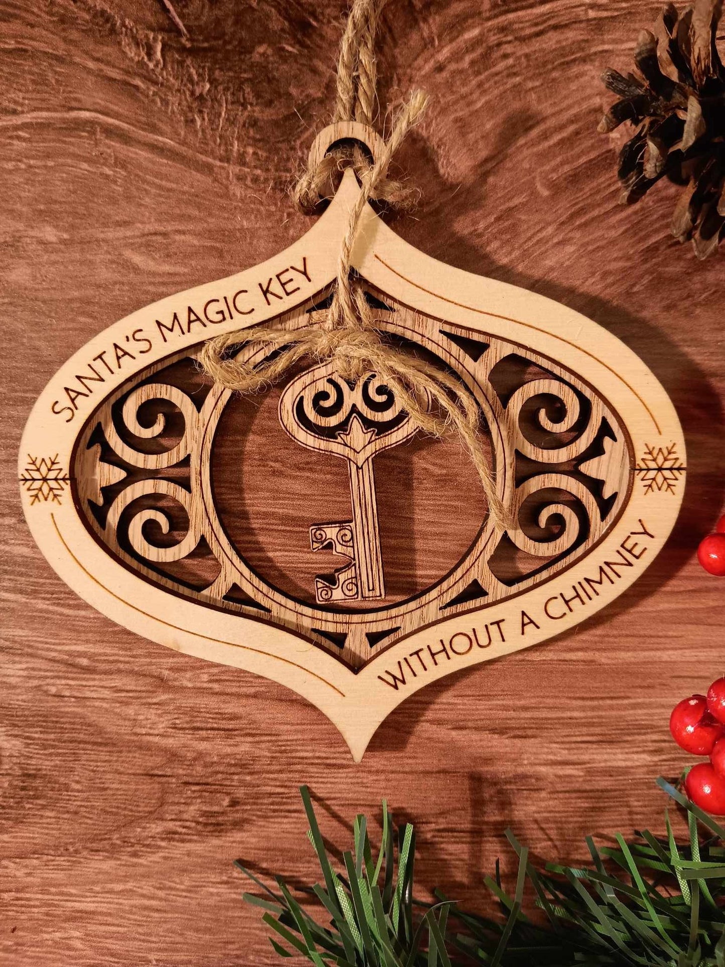 Santa's Magic Key Ornament