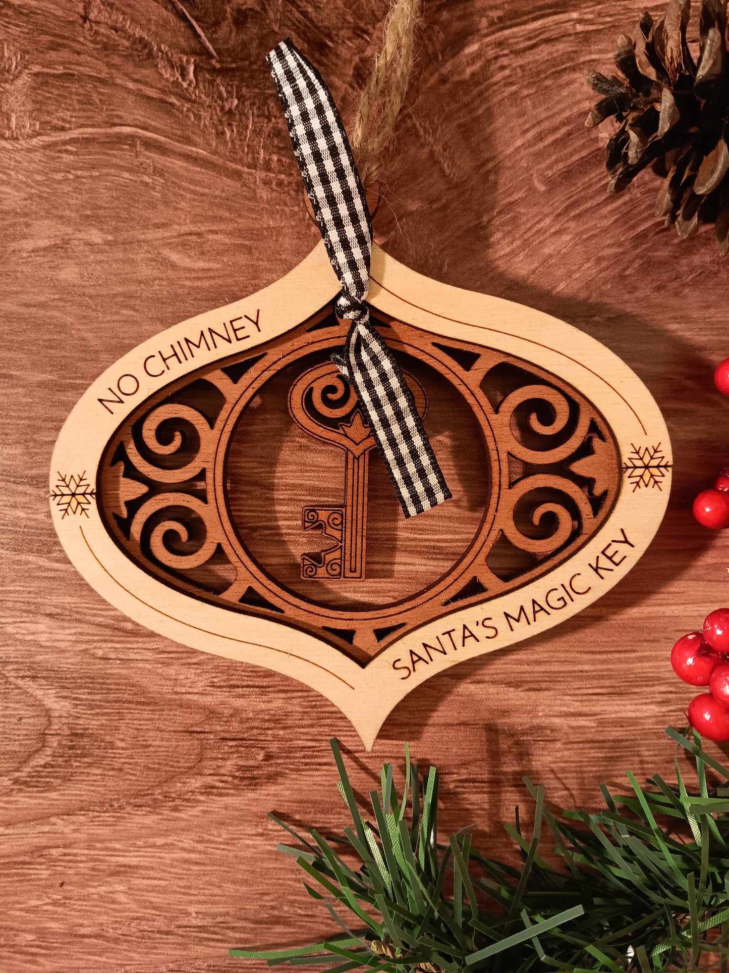 Santa's Magic Key Ornament