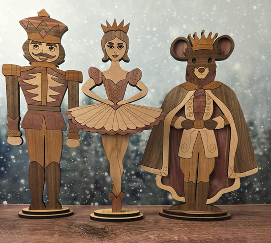 Nutcracker Ballet Wooden Figures