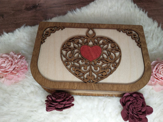 Valentine's Jewelry & Trinket Box