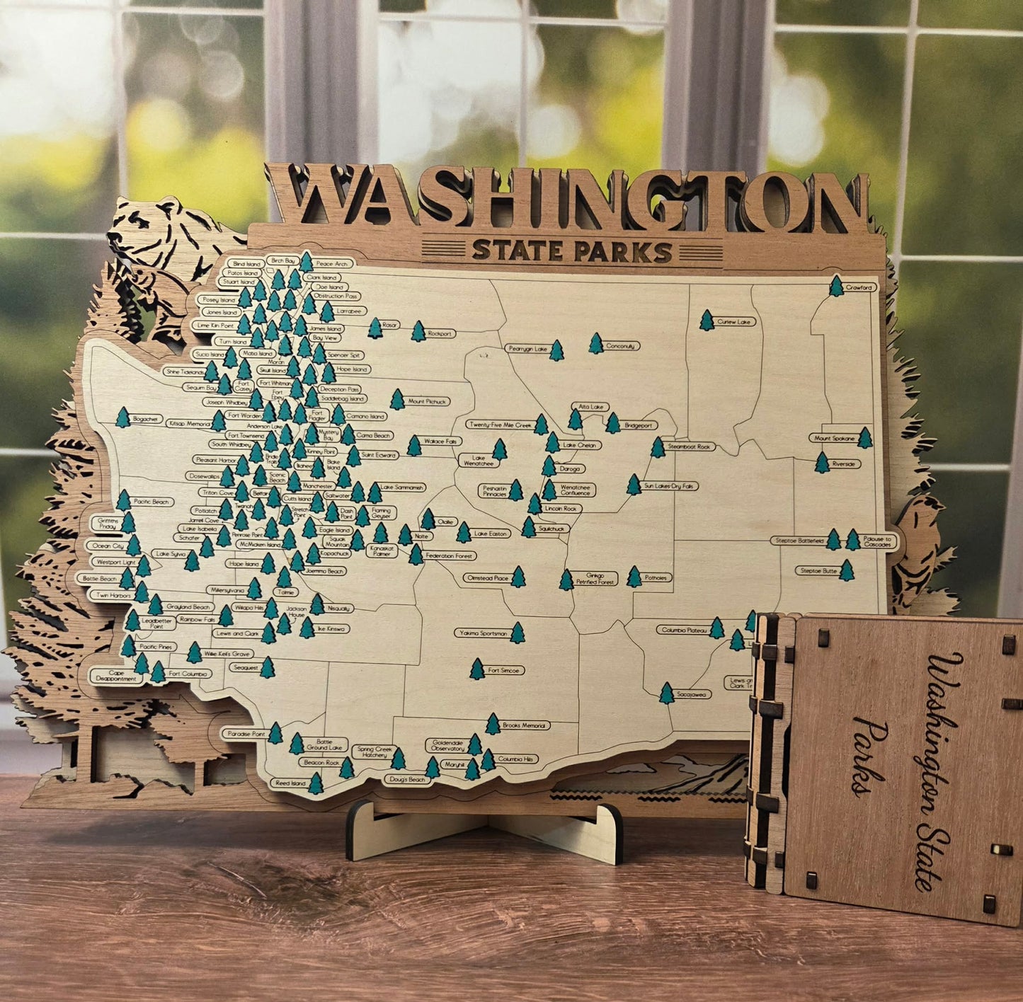 Washington State Park Map