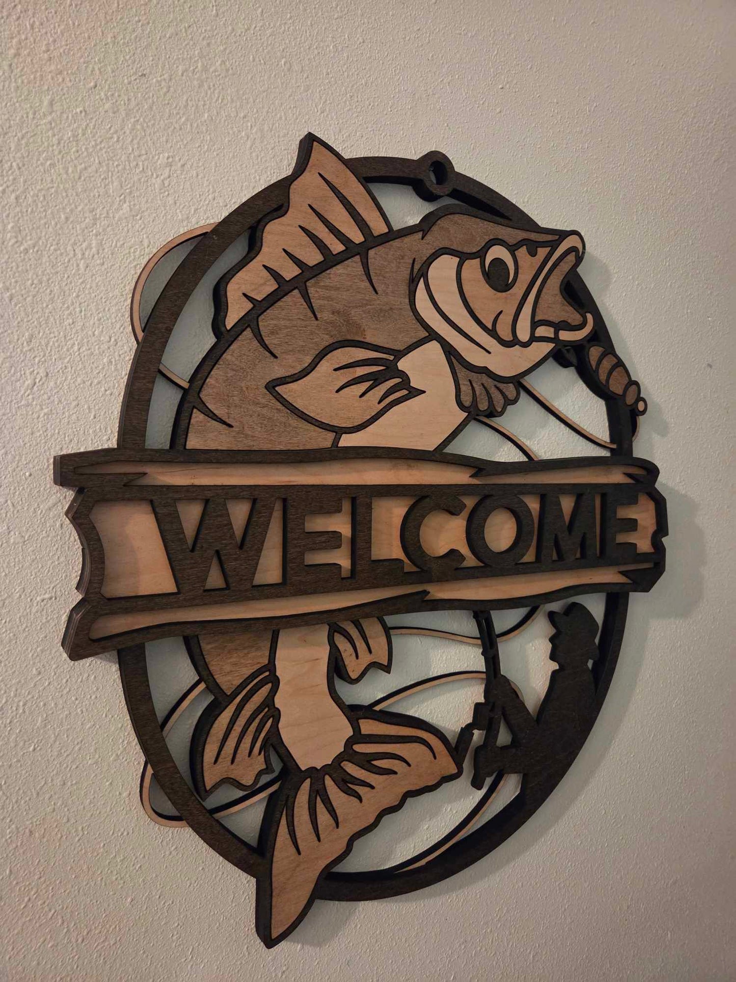 Walleye Welcome Sign